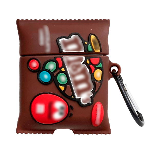 FUNDA SILICON AIRPODS 1/2 M&MÂ´S CAFE