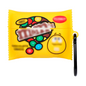 FUNDA SILICON AIRPODS PRO M&M'S AMARILLO