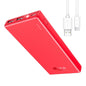 CARGADOR PORTATIL POWER BANK 10000 mAh ROJO 1HORA