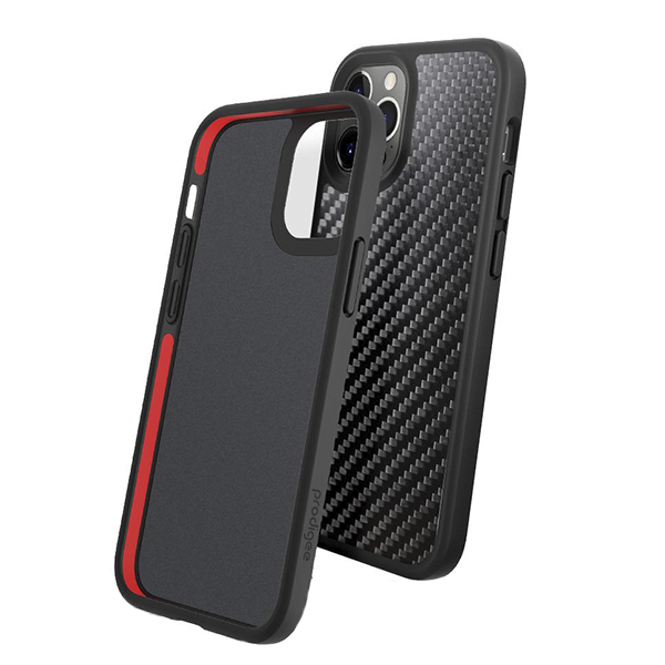 CARATULA SAFETEE CARBON IPHONE 13 PRO MAX/12 PRO MAX NEGRA PRODIGEE