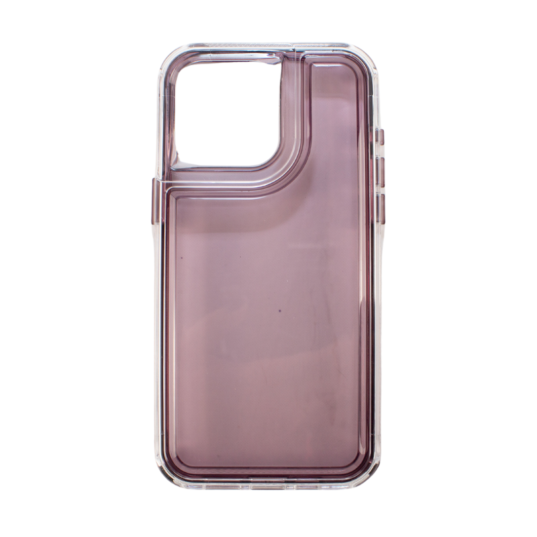 CARATULA 2 EN 1 COLOR CASE IPHONE 15 PRO MAX HUMO