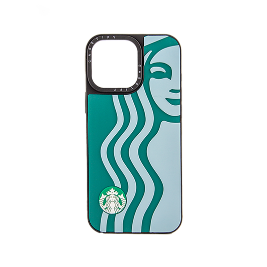 CARATULA MARCAS 3D STARBUCKS IPHONE 16 PRO