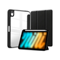 FUNDA SMART COVER AURORA IPAD MINI 6 C/ PORTA PLUMA TRANSPARENTE/NEGRA