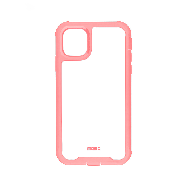 CARATULA DROP IPHONE 11 TRANSPARENTE/NARANJA