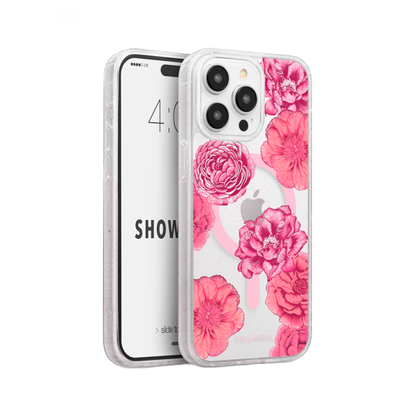 CARATULA SHOWCASE SLIM PRINTS MAGSAFE IPHONE 15 PRO PEONIES 40-0098002R