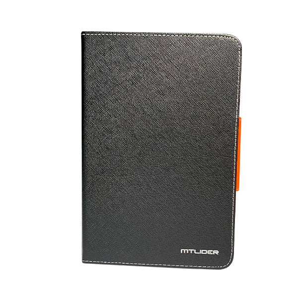 FUNDA CARTERA UNIVERSAL PARA TABLET 7 IN NEGRA/NARANJA