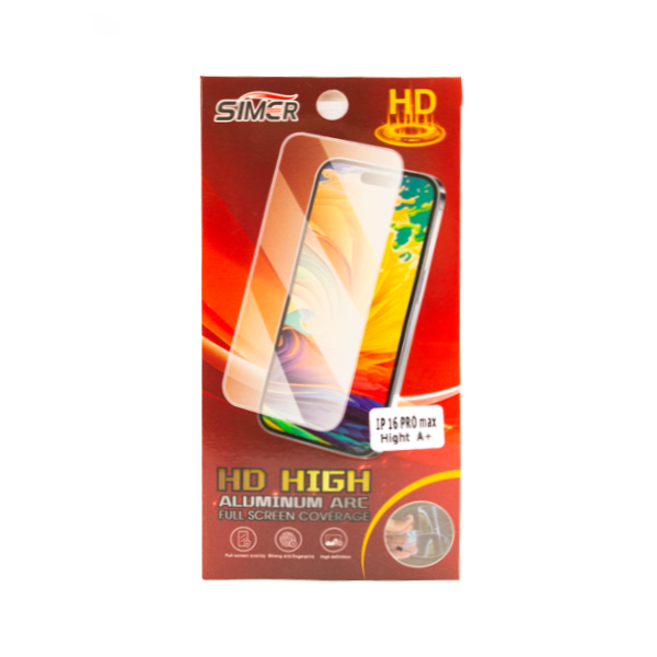 PROTECTOR PANTALLA CRISTAL TEMPLADO IPHONE 16 PRO MAX