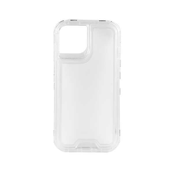 ESTUCHE TIPO DEFENDER IPHONE 15/14/13 TRANSPARENTE