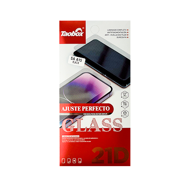 PROTECTOR PANTALLA CRISTAL TEMPLADO 5D SAMSUNG A15