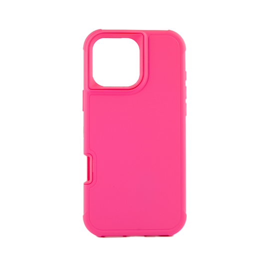 CARATULA COLOR FRAME IPHONE 16 PRO MAX ROSA