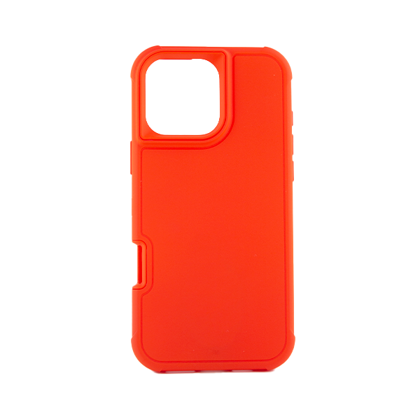 CARATULA COLOR FRAME IPHONE 16 PRO MAX ROJO