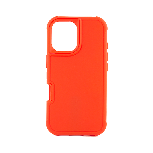 CARATULA COLOR FRAME IPHONE 16 ROJO