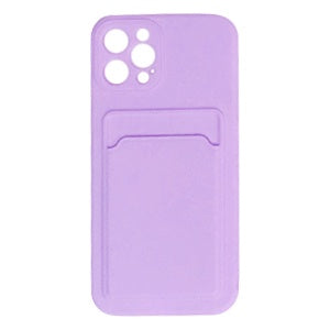 CARATULA TPU TARJETERO IPHONE 12 PRO VIOLETA (6697279488208)