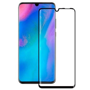 PROTECTOR PANTALLA CRISTAL TEMPLADO 5D HUAWEI P30 LITE NEGRO (6697008300240)