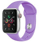 CORREA SILICON FLUORESCENTE APPLE WATCH 38/40mm MORADA