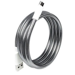 CABLE TITAN USB LIGHTNING USO RUDO PLATA FUSE CHICKEN (6697130918096)