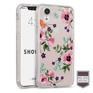 CARATULA RAPTURE CLEAR IPHONE X FLORAL POPPY 81-0060052 (6697178202320)