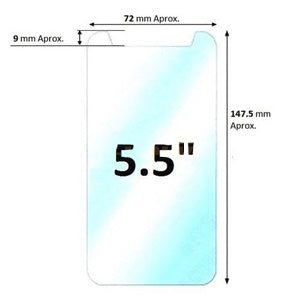 PROTECTOR PANTALLA CRISTAL TEMPLADO UNIVERSAL 5.5 (6696911077584)