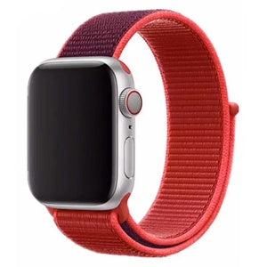 CORREA LOOP SPORT APPLE WATCH 42/44mm ROJO/AZUL (6696985002192)