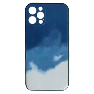 CARATULA TPU ACUARELA IPHONE 12 PRO VERDE/AZUL (6696893743312)