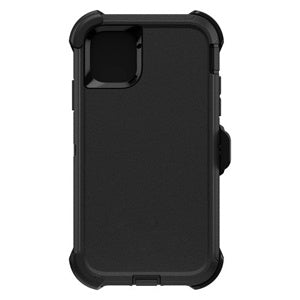 ESTUCHE TIPO DEFENDER IPHONE 11 NEGRO CON CLIP (6697051914448)