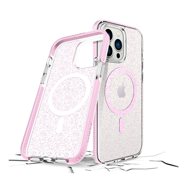 CARATULA SUPERSTAR + MAG IPHONE 15 PRO ROSE PRODIGEE