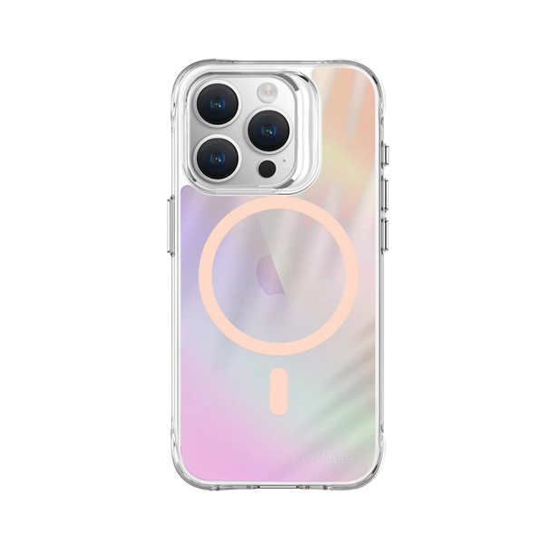 CARATULA GLOW + MAG IPHONE 15 PRO PINK PRODIGEE