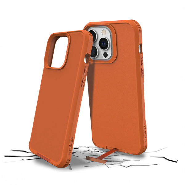 CARATULA BALANCE IPHONE 14/13/12 PRO MAX NARANJA PRODIGEE