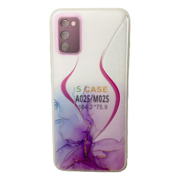 CARATULA TPU DISENO SAMSUNG A02s ROSA/AZUL