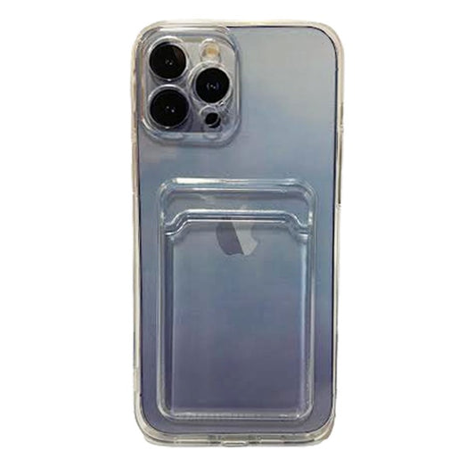 CARATULA TPU TARJETERO IPHONE 12 PRO MAX TRANSPARENTE