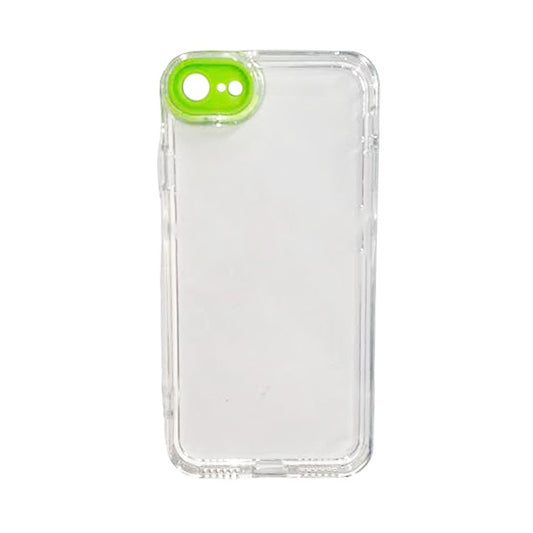 CARATULA TPU CAMCOLOR IPHONE 7/8/SE2/SE3 TRANSPARENTE VERDE