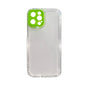 CARATULA TPU CAMCOLOR IPHONE 12 PRO TRANSPARENTE VERDE