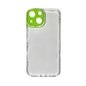 CARATULA TPU CAMCOLOR IPHONE 13 TRANSPARENTE VERDE