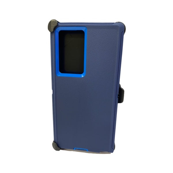 ESTUCHE TIPO DEFENDER SAMSUNG S22 ULTRA AZUL CON CLIP