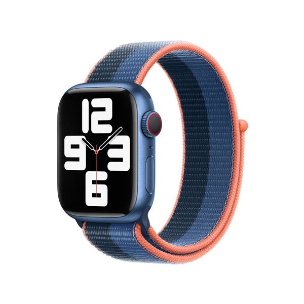 CORREA LOOP SPORT APPLE WATCH 38/40mm AZUL MARINO/NARANJA #68