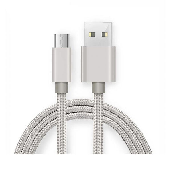 CABLE USB TIPO C TELA COLORES 2 MTS