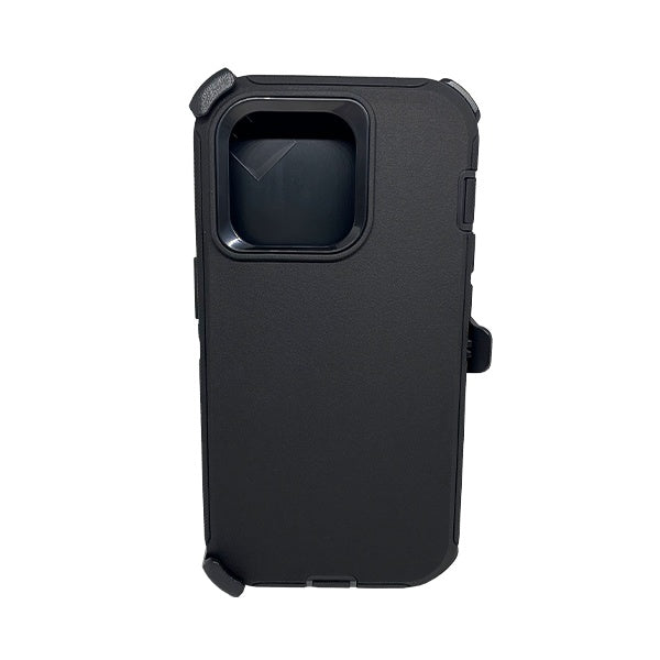 ESTUCHE TIPO DEFENDER IPHONE 14 PRO NEGRO CON CLIP