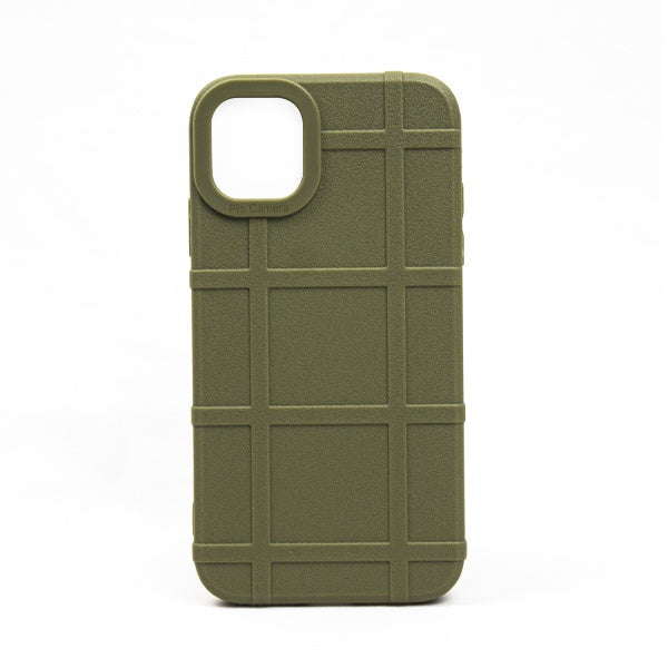 CARATULA GRID IPHONE 12 VERDE MILITAR