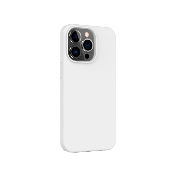 CARATULA SILICON TIPO ORIGINAL S/LOGO IPHONE 14 PRO BLANCO