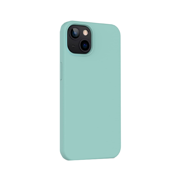 CARATULA SILICON TIPO ORIGINAL S/LOGO IPHONE 15/14 PLUS MENTA