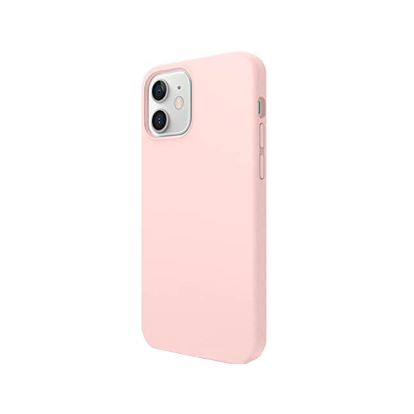 CARATULA SILICON TIPO ORIGINAL S/LOGO IPHONE 12/12 PRO ROSA