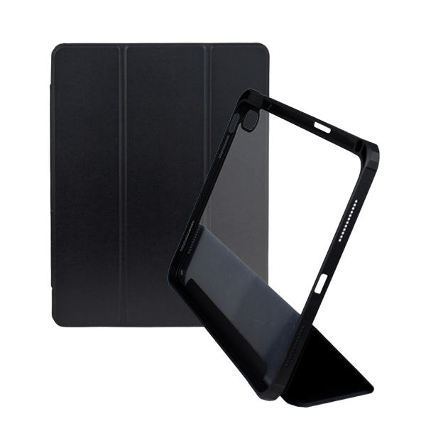 FUNDA SMART COVER AURORA IPAD 10 (2022) 10.9 C/ PORTA PLUMA TRANSPARENTE/NEGRA