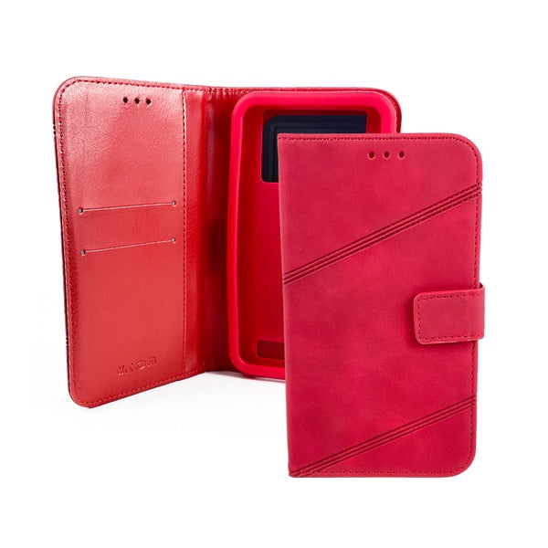 FUNDA FLIP DESLIZABLE LINE UNIVERSAL 5.5 IN ROJA