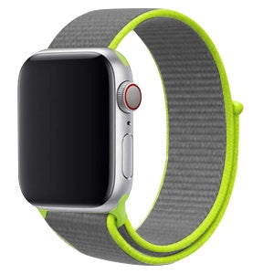 CORREA LOOP SPORT APPLE WATCH 38/40mm GRIS/VERDE