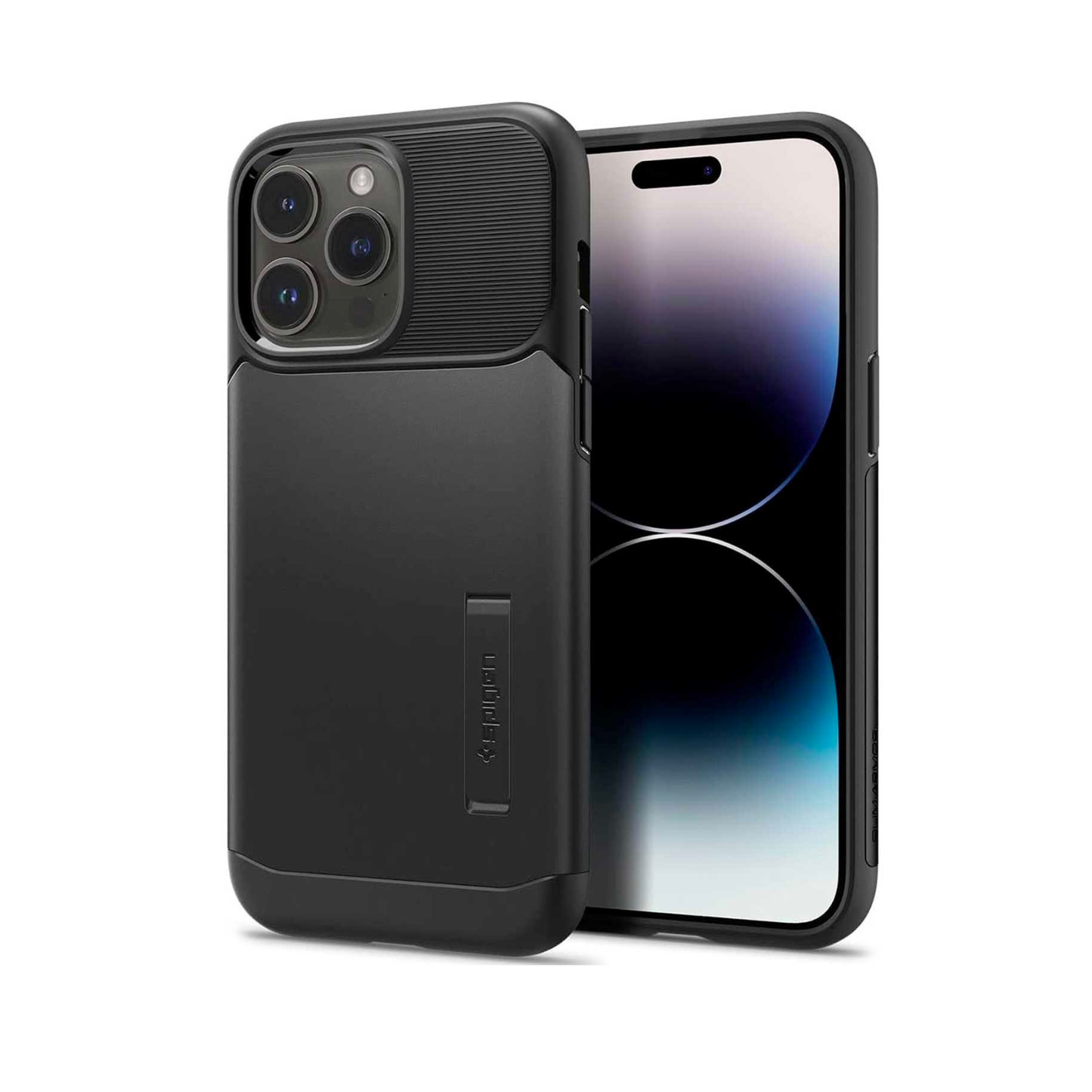 CARATULA SLIM ARMOR SPIGEN IPHONE 14 PRO NEGRA