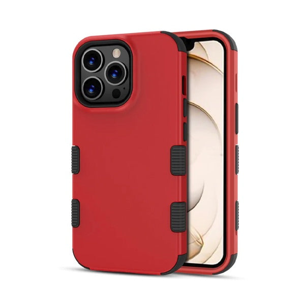 ESTUCHE HIBRIDO TUFF IPHONE 13 ROJO MYBAT PRO