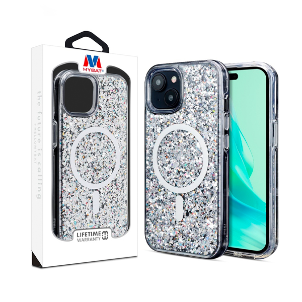 ESTUCHE DAZZLE MAGSAFE IPHONE 15 PRO MAX STARDUST MYBAT