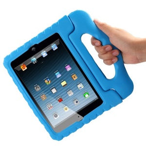 FUNDA USO RUDO IPAD MINI 1/2/3/4/5 KIDS AZUL (6696937980112)