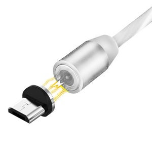 CABLE LED MAGNETICO LIGHTNING BLANCO (6696933163216)