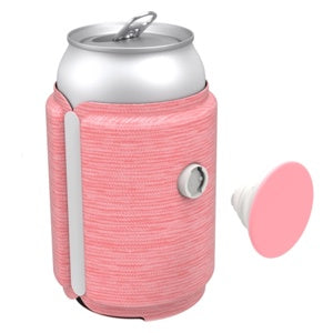 POPTHIRST ORIGINAL CAN HOLDER MACARON PINK MELANGE (6696914780368)